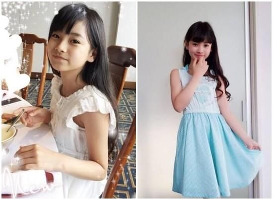 日本12岁外形甜美的六年级女孩,网友喷其化妆后老10岁!