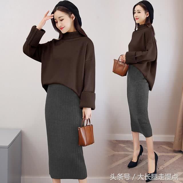 2818年最流行长裙,修身不止还展示你的女人魅