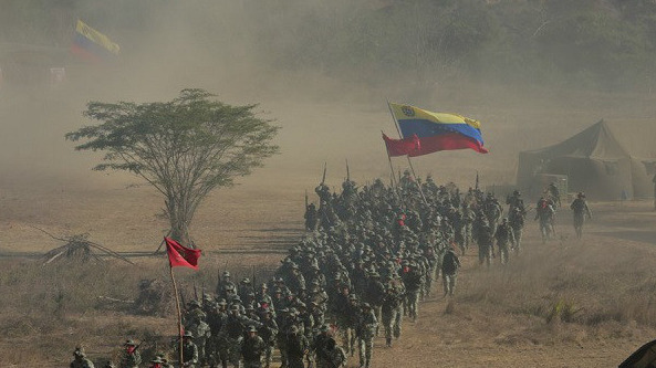 马杜罗启动委内瑞拉史上最大规模军演