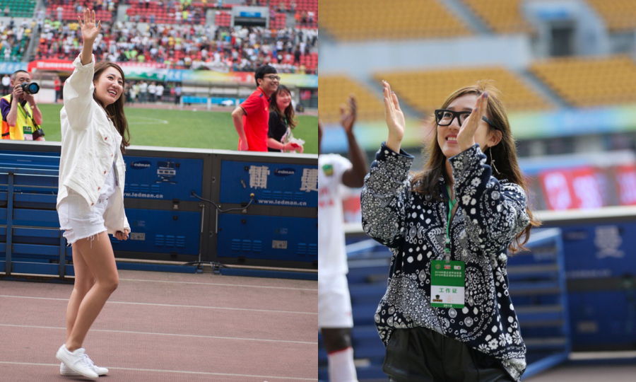 “我不敢这么称呼自己，因为我也不是老板，我也是恒丰智诚俱乐部的一个打工妹嘛！像我这样一个女孩，在俱乐部担任要职确实战战兢兢。