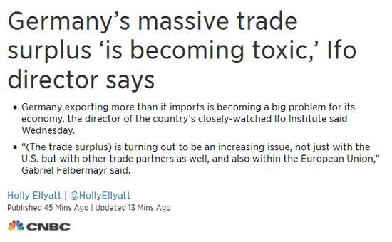 外媒头条:美国欲与欧盟达成妥协 互不征收汽车关税