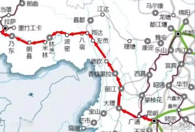 滇藏铁路香格里拉至邦达段正在建设, 其中云南