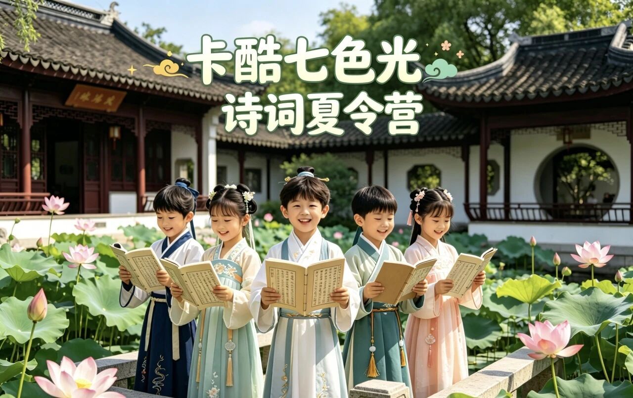卡酷七色光“诗韵流芳”诗词夏令营招募开启!让孩子爱上表达,绽放舞台魅力! 卡酷七色光“诗韵流芳”诗词夏令营招募开启!让孩子爱上表达,绽放舞台魅力!