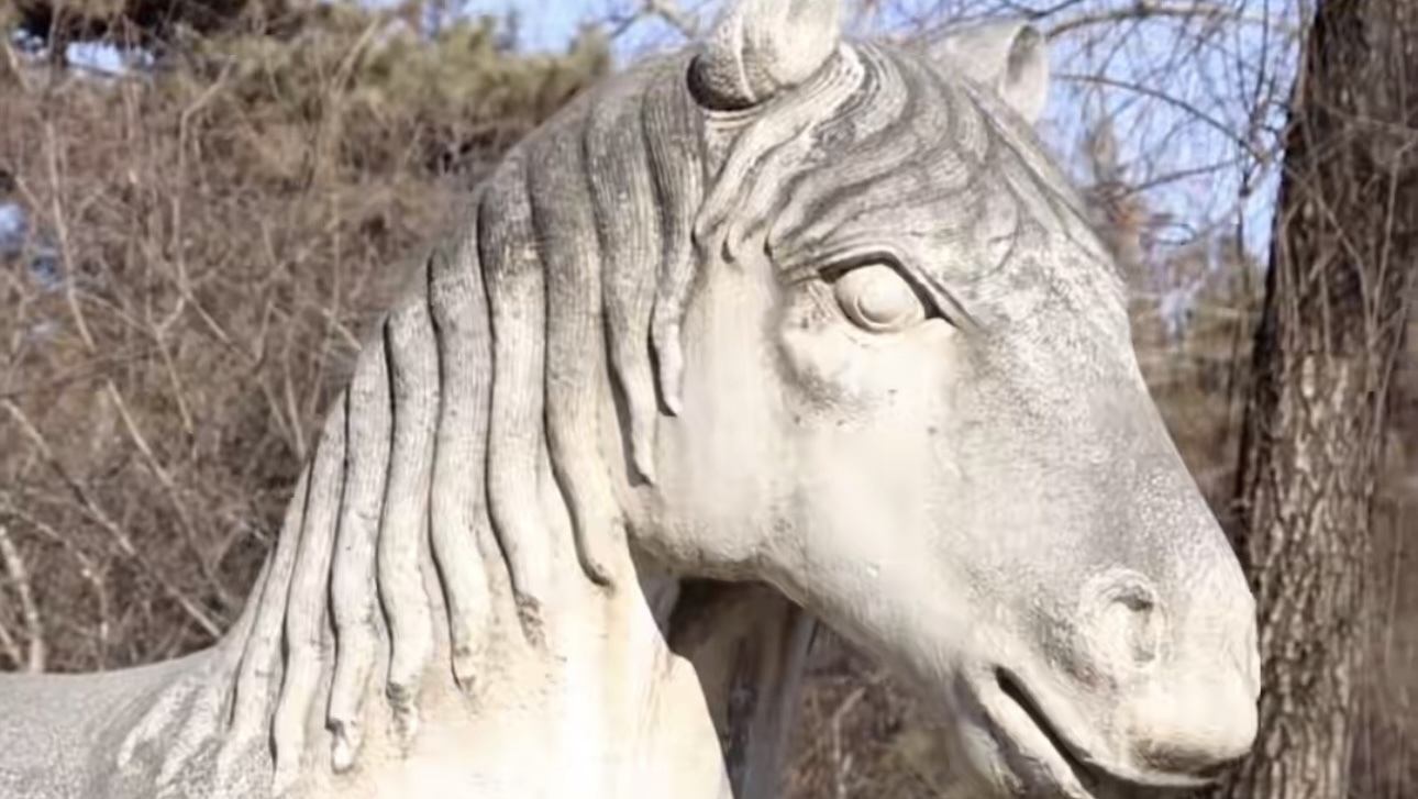 十三陵神道“马”上藏谜题