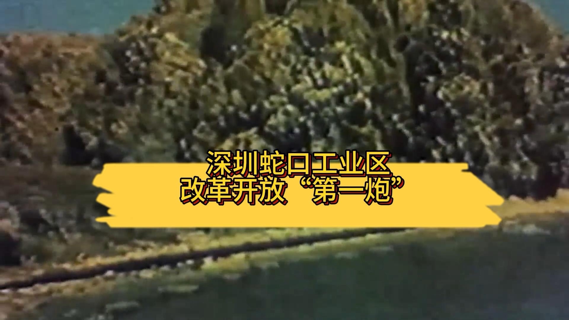 深圳蛇口工业区改革开放第一炮 深圳蛇口工业区改革开放第一炮