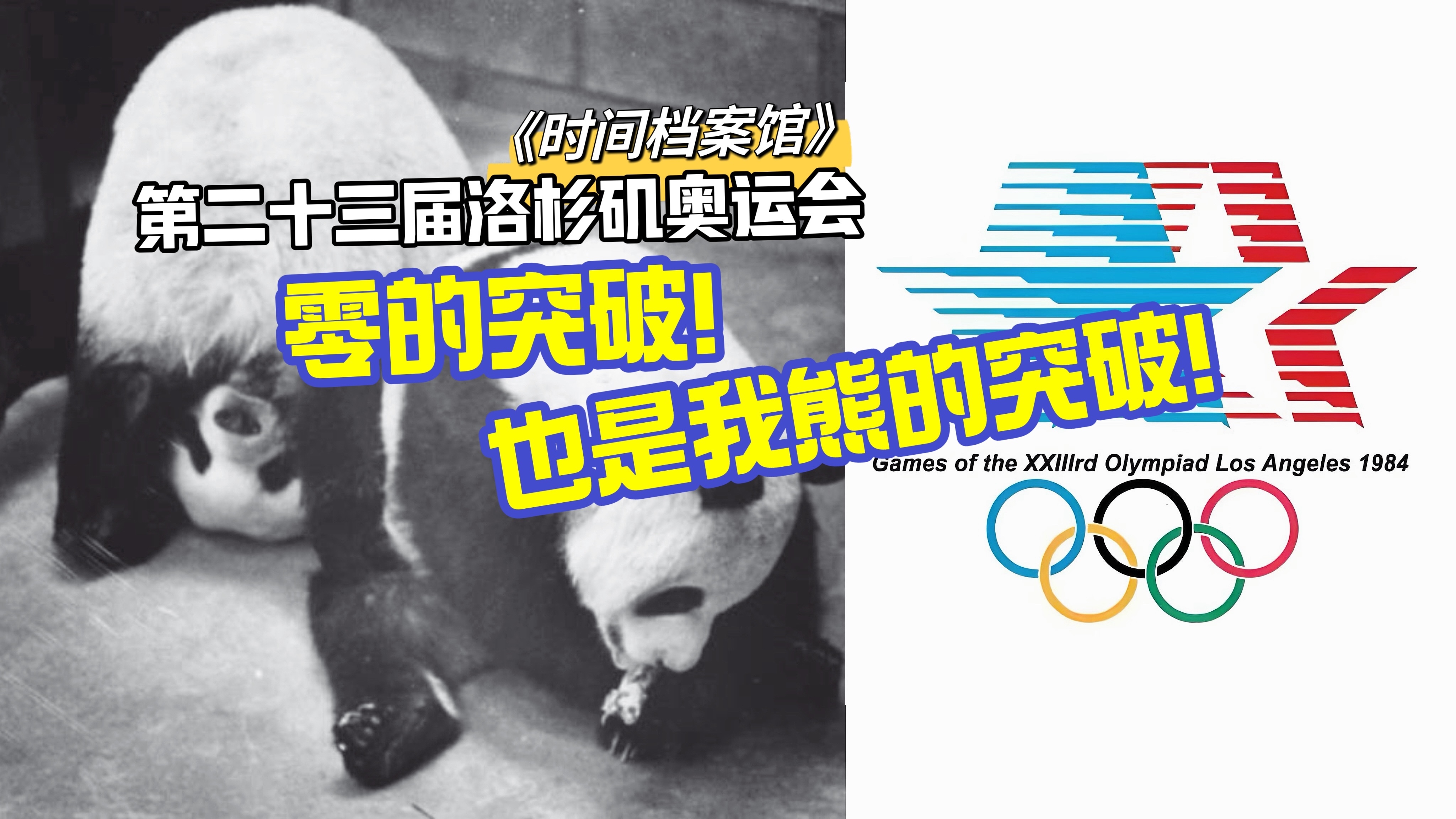 档案里的奥运 第二十三届奥运会 零的突破！也是我熊的突破！