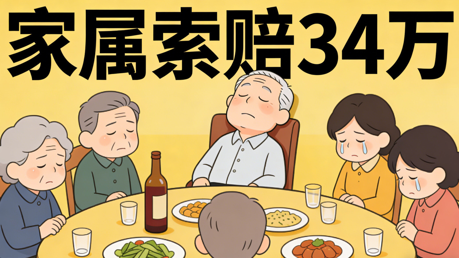 74岁老人与老友聚餐后离世,家属索赔34万 74岁老人与老友聚餐后离世,家属索赔34万