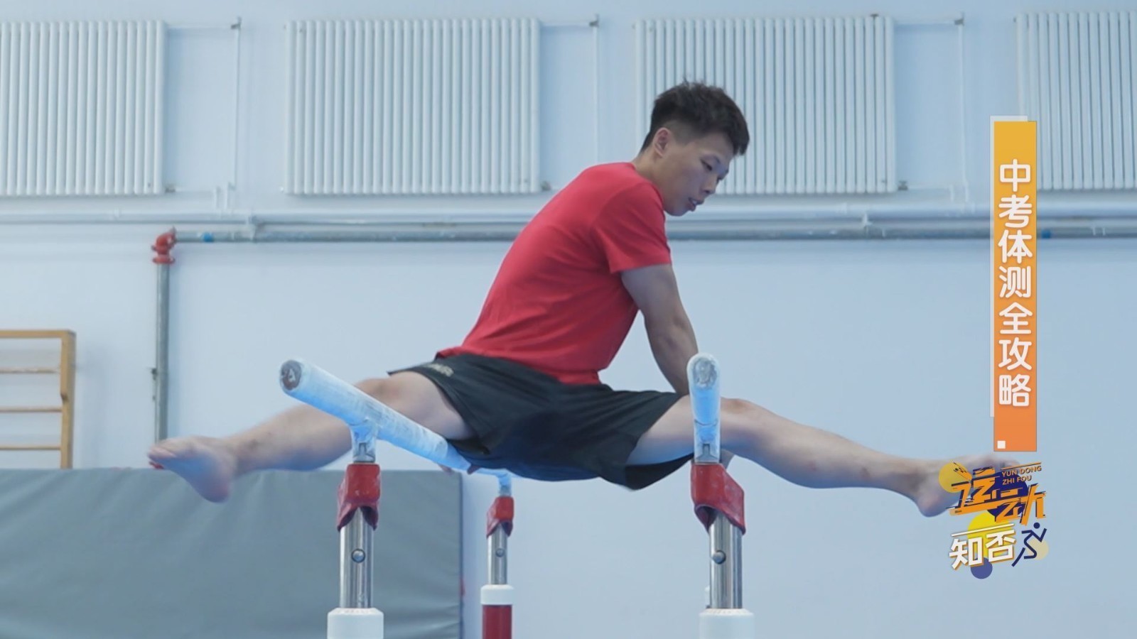 世界冠军示范：体操中考，男子双杠满分动作
