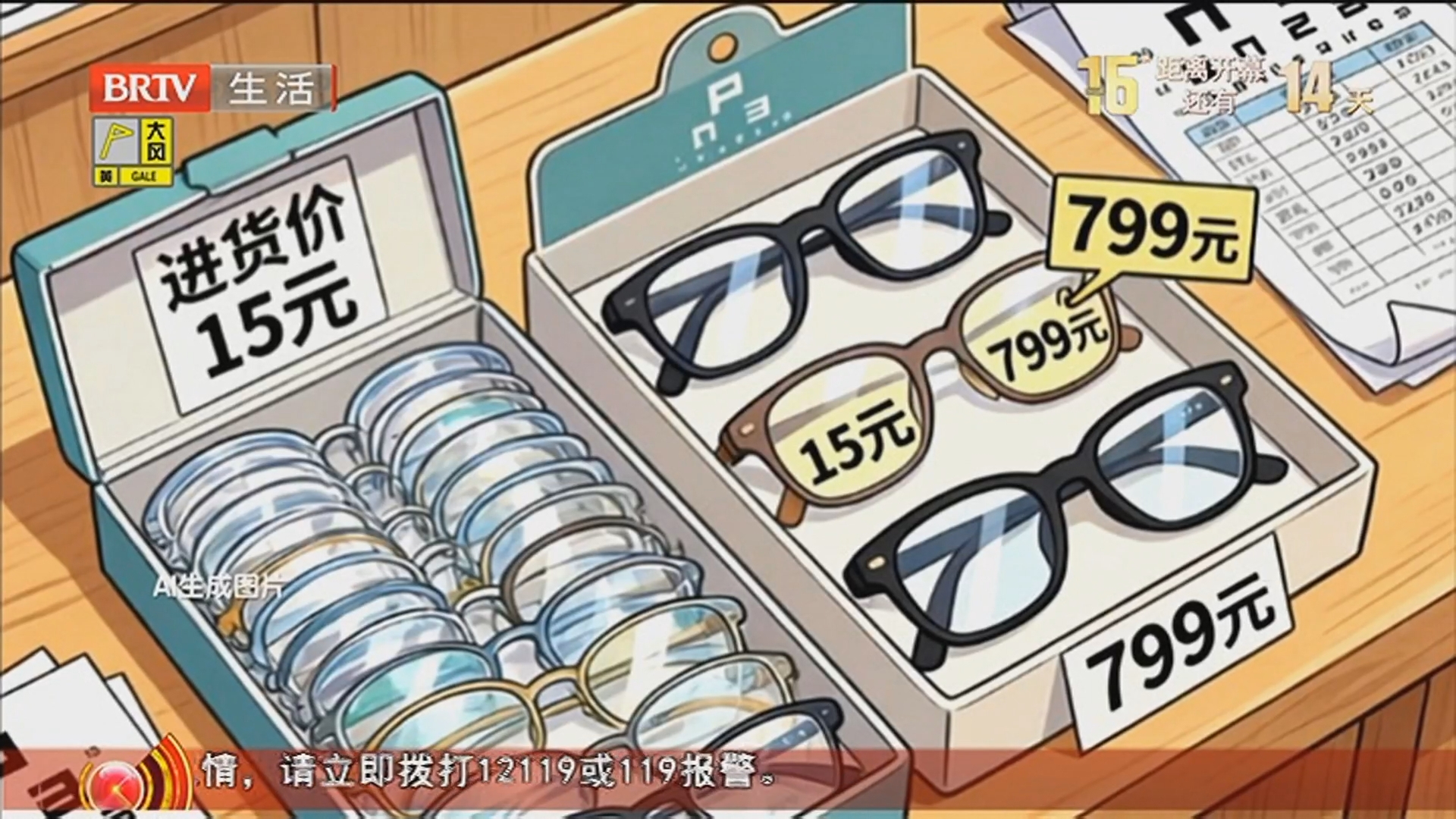 15元进货卖出时报价799元 眼镜行业溢价惊人 主播说:眼镜行业的暴利究竟从何而来 15元进货卖出时报价799元 眼镜行业溢价惊人 主播说:眼镜行业的暴利究竟从何而来