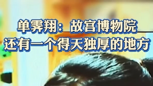 潮白名家讲坛丨单霁翔：故宫博物院还有一个得天独厚的地方