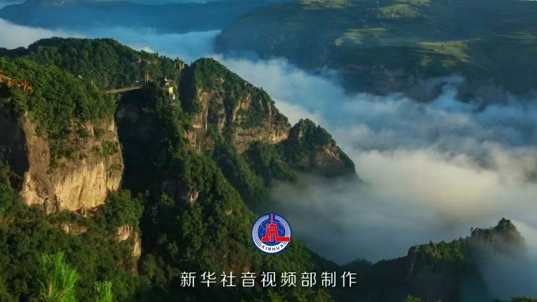 生态中国｜夏日崆峒山 万木葱茏林海浩瀚