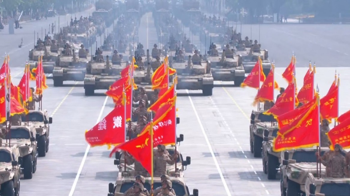 战旗方队:战旗猎猎映山河 战旗方队:战旗猎猎映山河