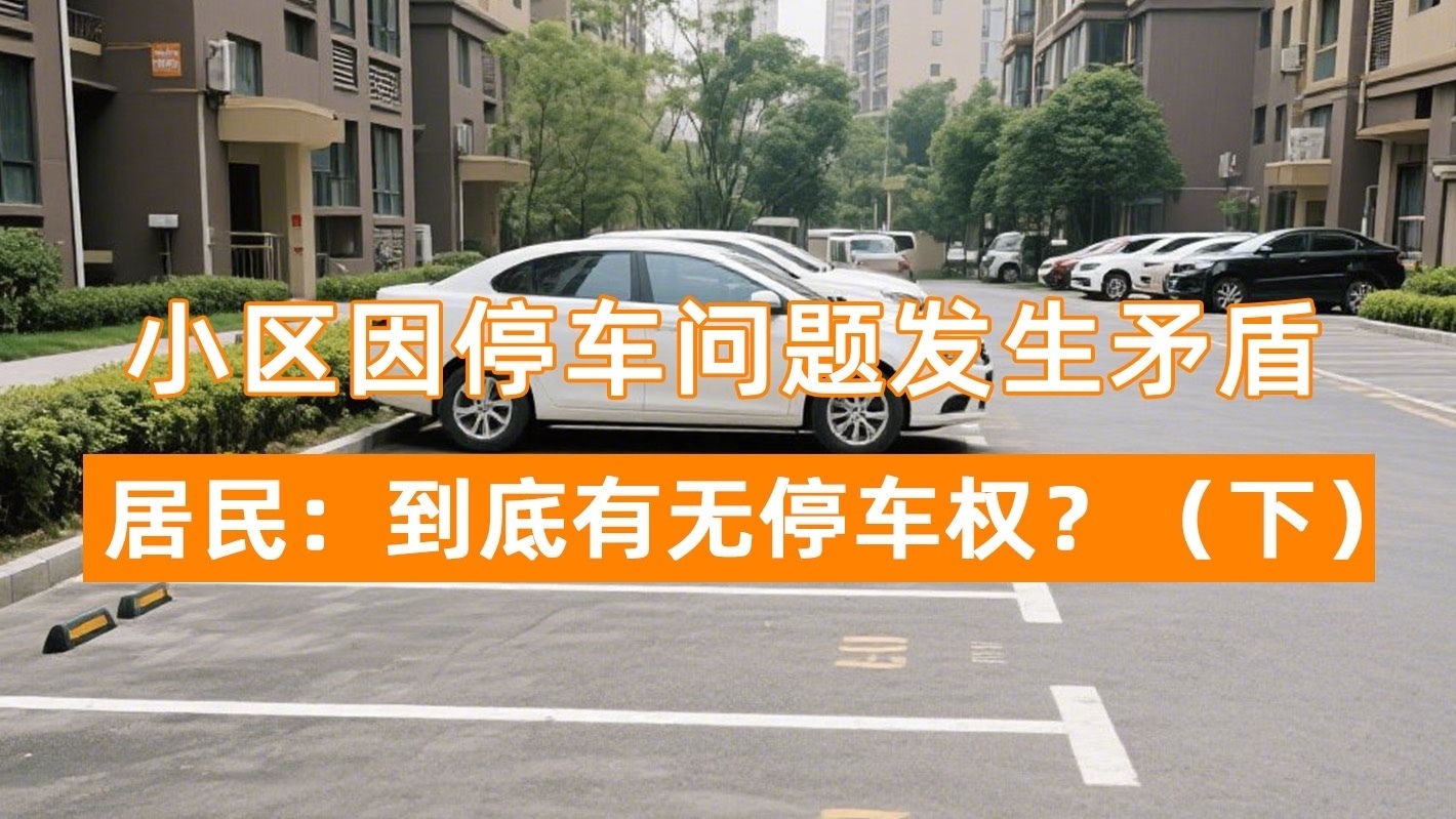 小区因停车问题发生矛盾 居民：到底有无停车权？（下）