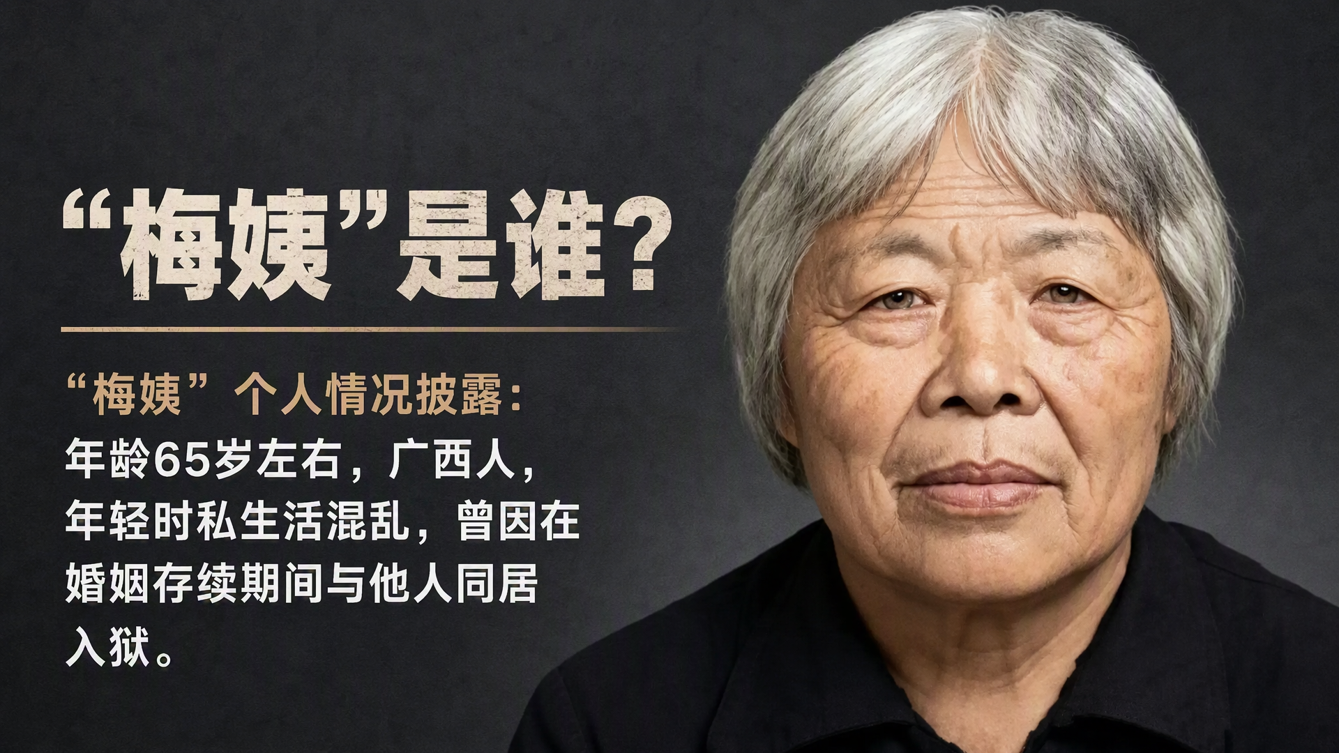 “梅姨”个人情况披露:梳理梅姨案二十余年关键时间线 “梅姨”个人情况披露:梳理梅姨案二十余年关键时间线