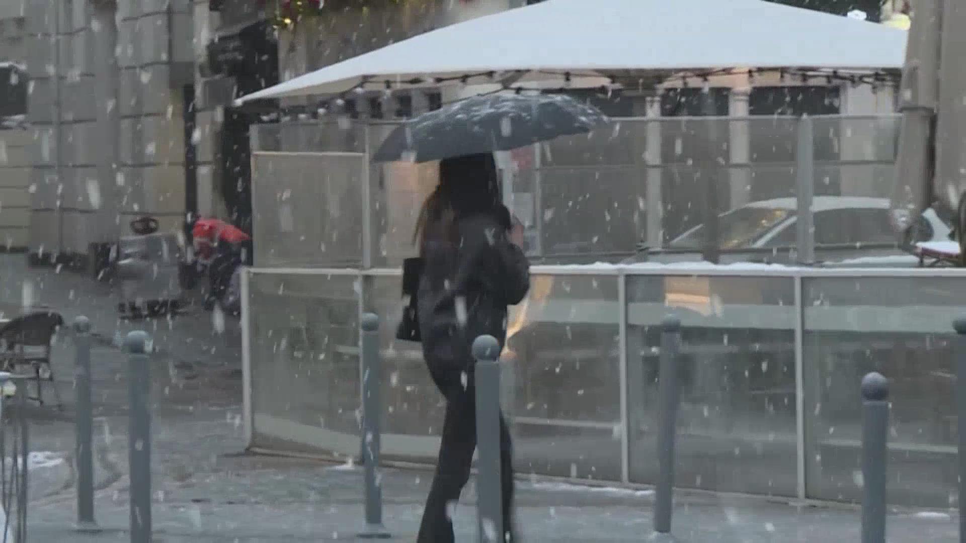 法国北部遭遇冰雪天气 致多人死伤 法国北部遭遇冰雪天气 致多人死伤