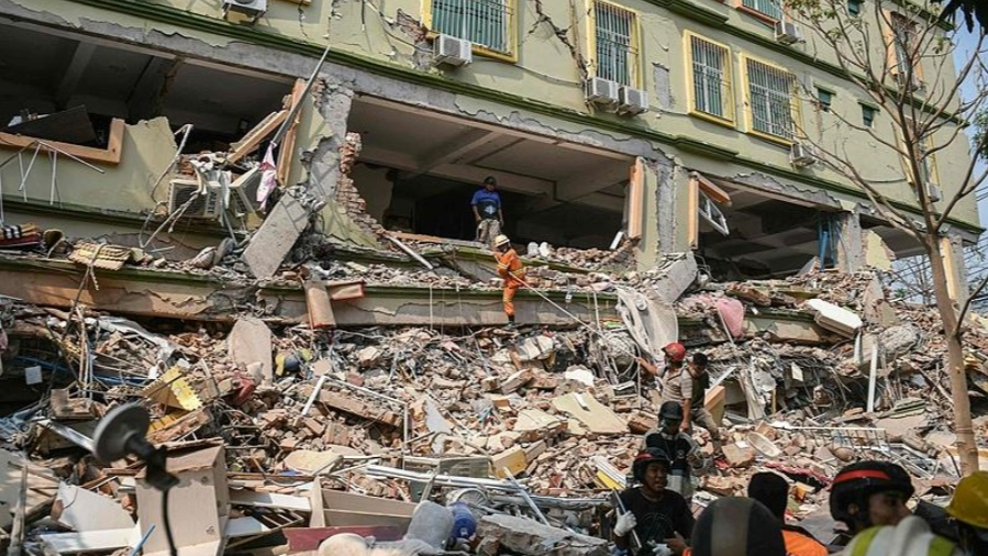 缅甸强震已致该国3600人死亡 缅甸强震已致该国3600人死亡