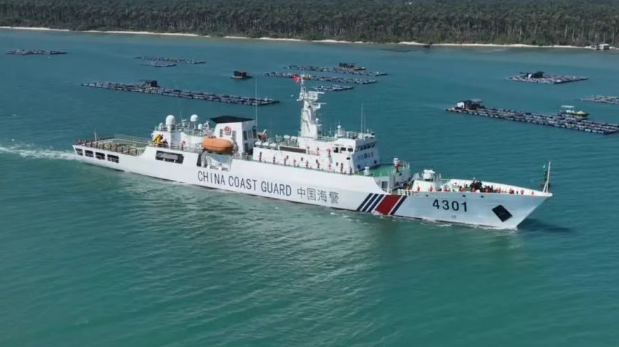 中越海警开展2025年第一次北部湾联合巡逻 中越海警开展2025年第一次北部湾联合巡逻