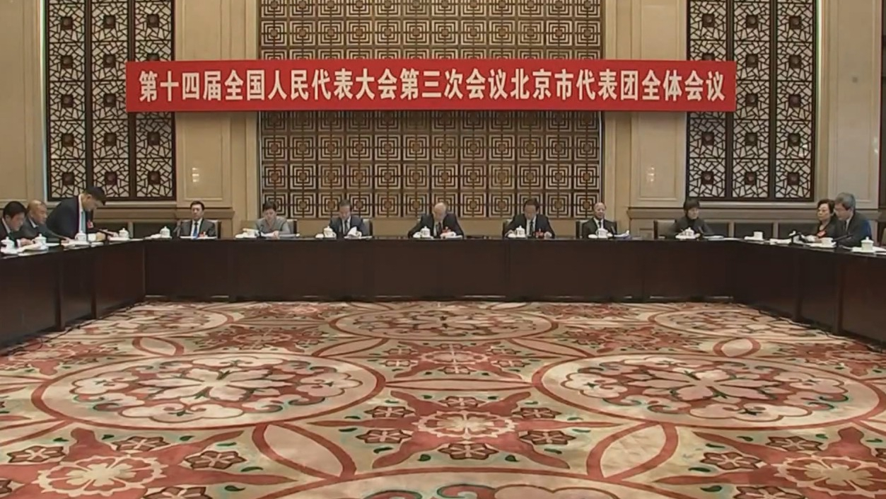 全国两会特别报道丨十四届全国人大三次会议北京市代表团召开全体会议 全国两会特别报道丨十四届全国人大三次会议北京市代表团召开全体会议