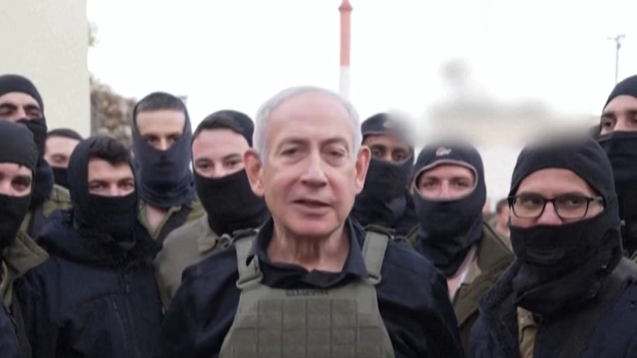 以黎谈判前,以色列总理内塔尼亚胡进入黎巴嫩 以黎谈判前,以色列总理内塔尼亚胡进入黎巴嫩