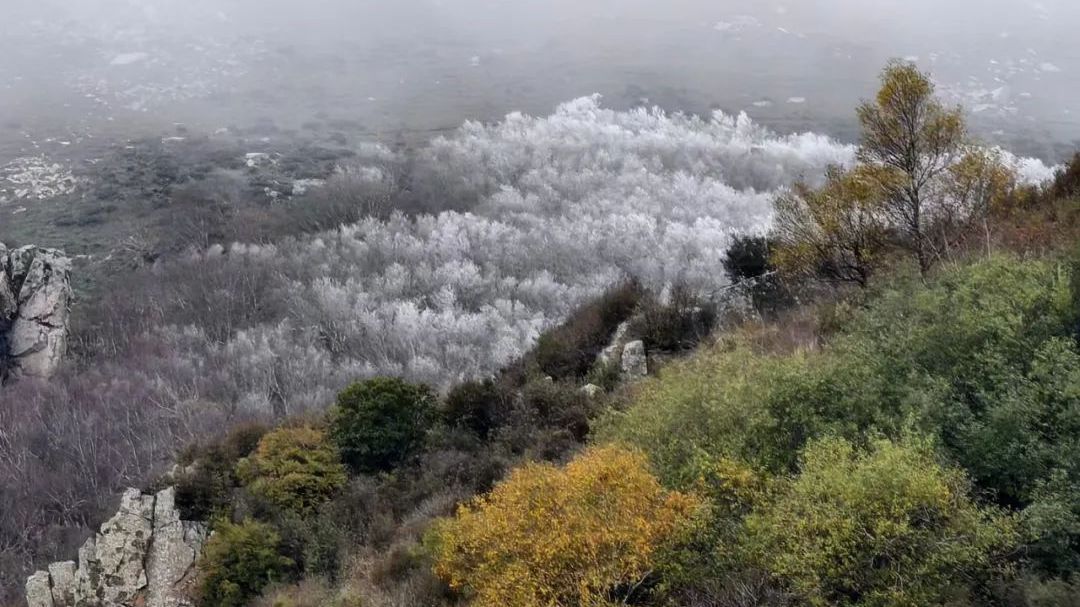 秋分节气昼夜平分 冰与火的美景各有千秋
