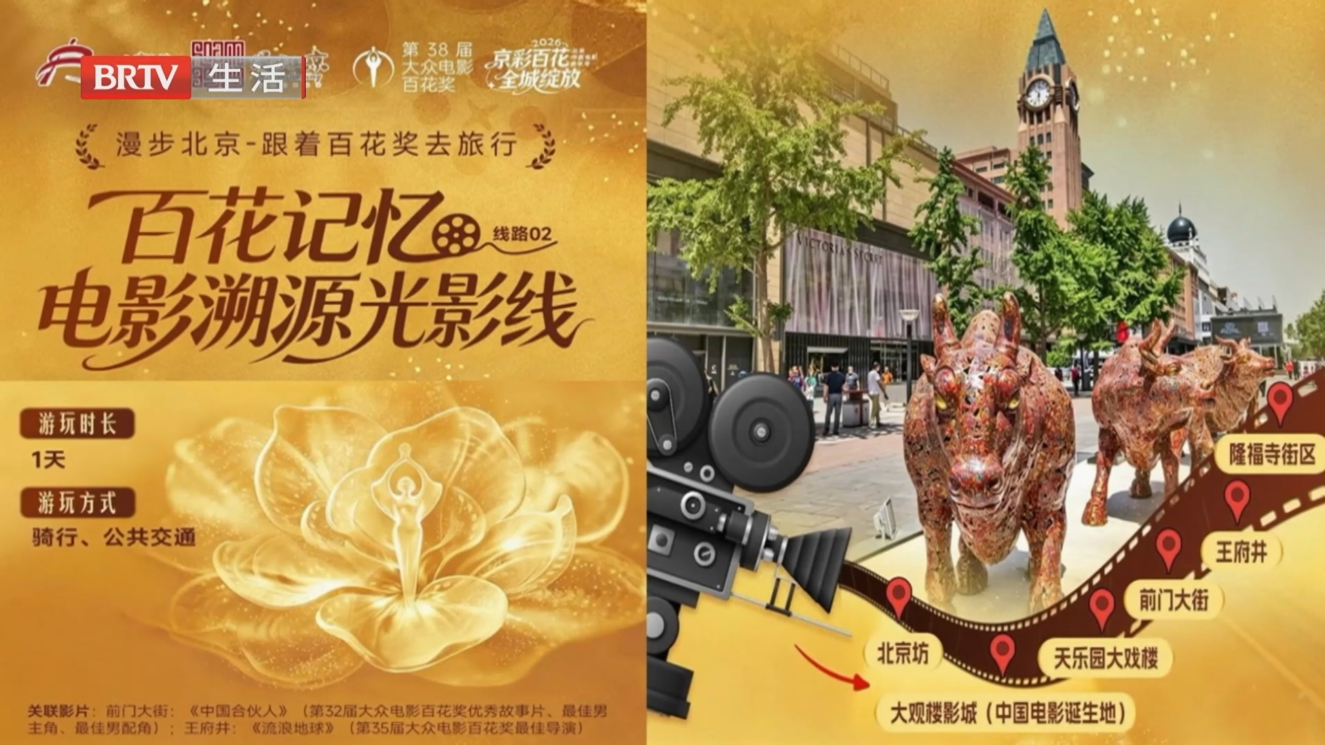 跟着百花奖去旅行!10条主题线路带你漫步北京 跟着百花奖去旅行!10条主题线路带你漫步北京