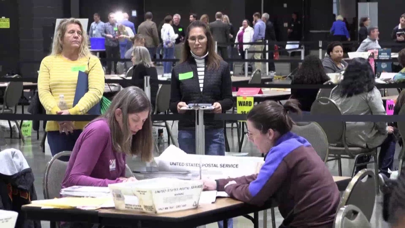 美国多州总统选举投票开始收尾 包括部分关键“摇摆州” 美国多州总统选举投票开始收尾 包括部分关键“摇摆州”