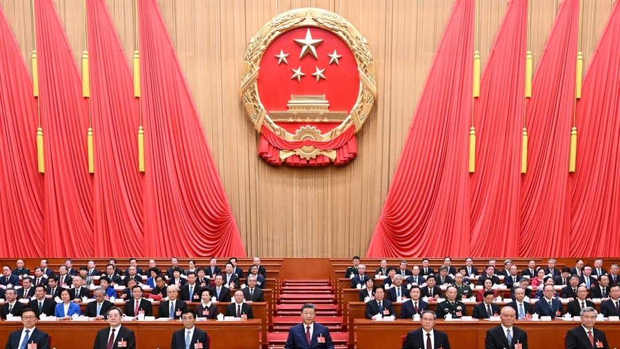 十四届全国人大四次会议在京闭幕 习近平等在主席台就座 十四届全国人大四次会议在京闭幕 习近平等在主席台就座