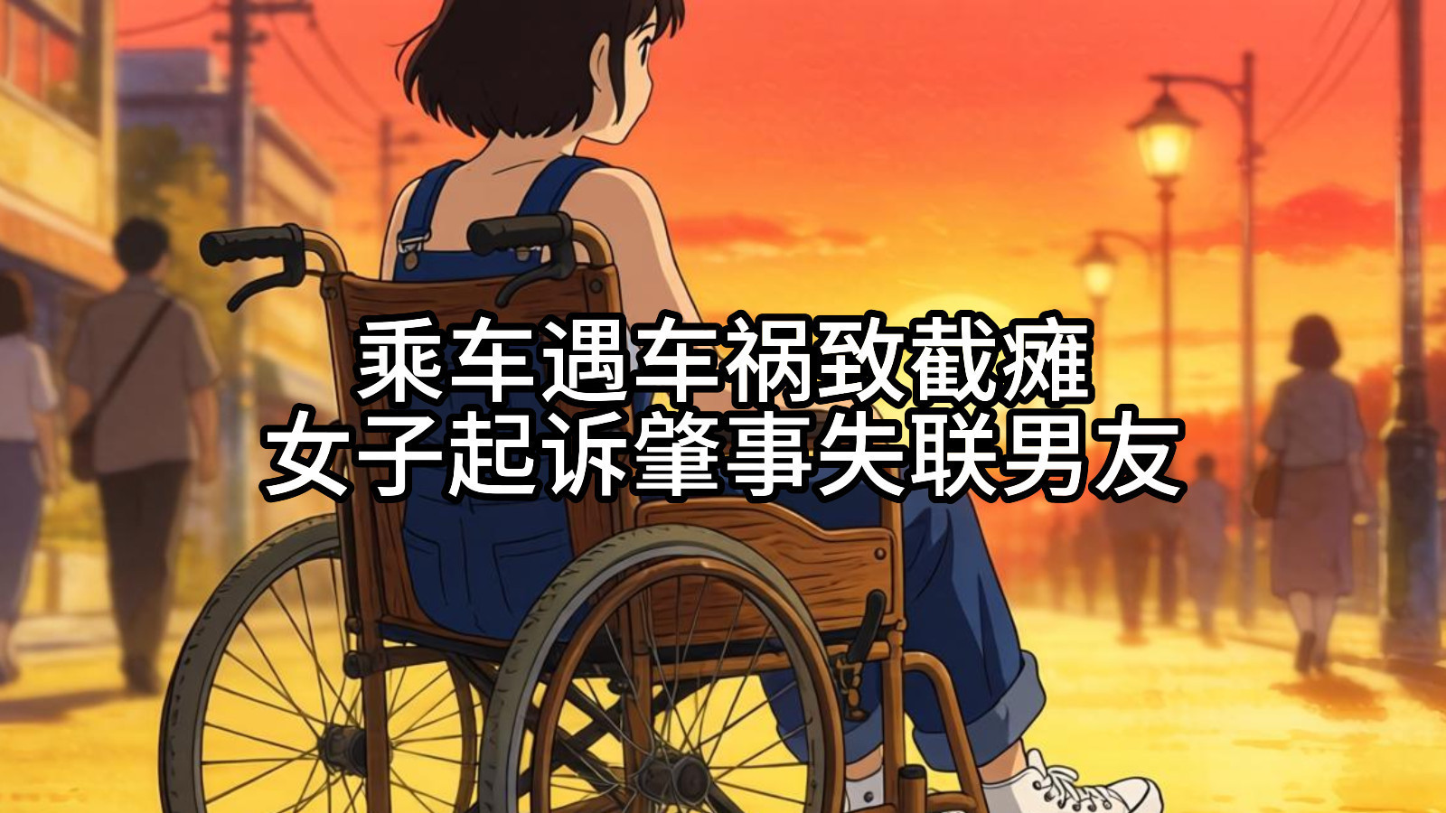 乘车遇车祸致截瘫！女子起诉肇事失联男友