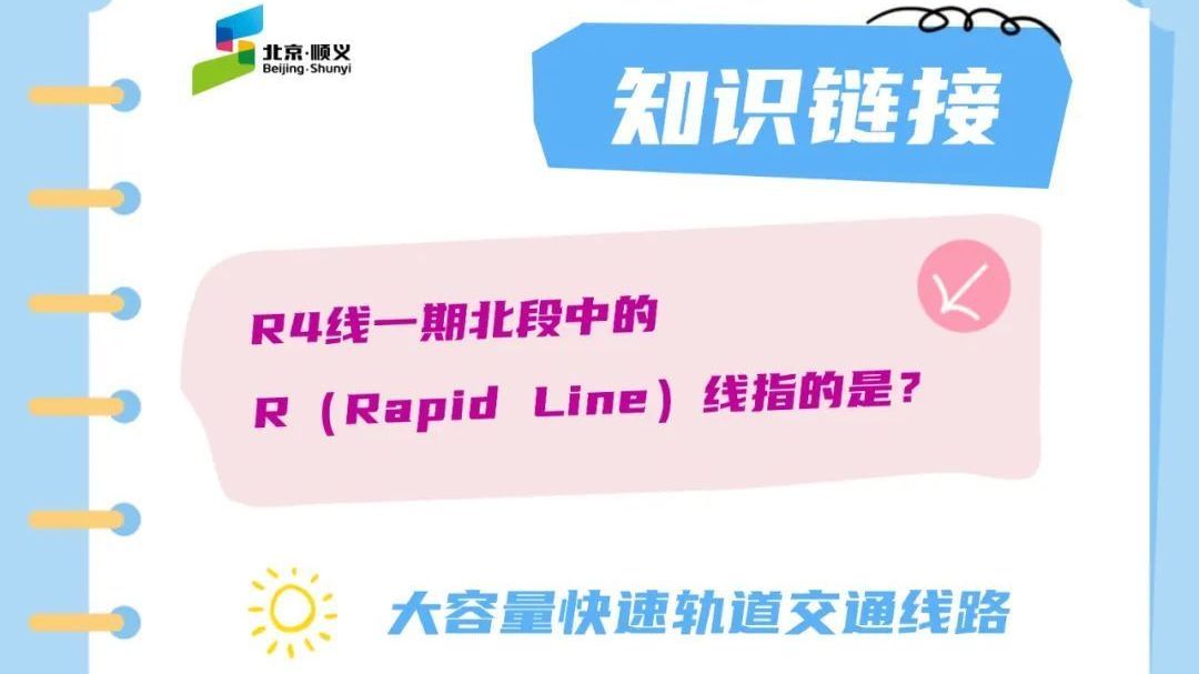 顺义设4站!R4线新进展→ 顺义设4站!R4线新进展→