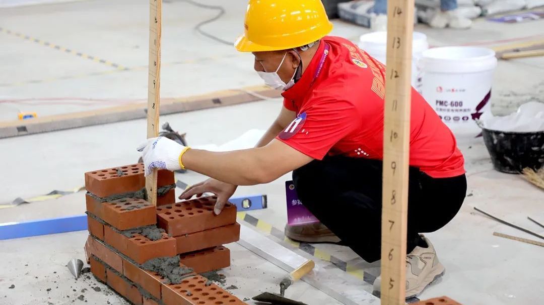 北京市第六届职业技能大赛砌筑决赛在顺义举办 北京市第六届职业技能大赛砌筑决赛在顺义举办