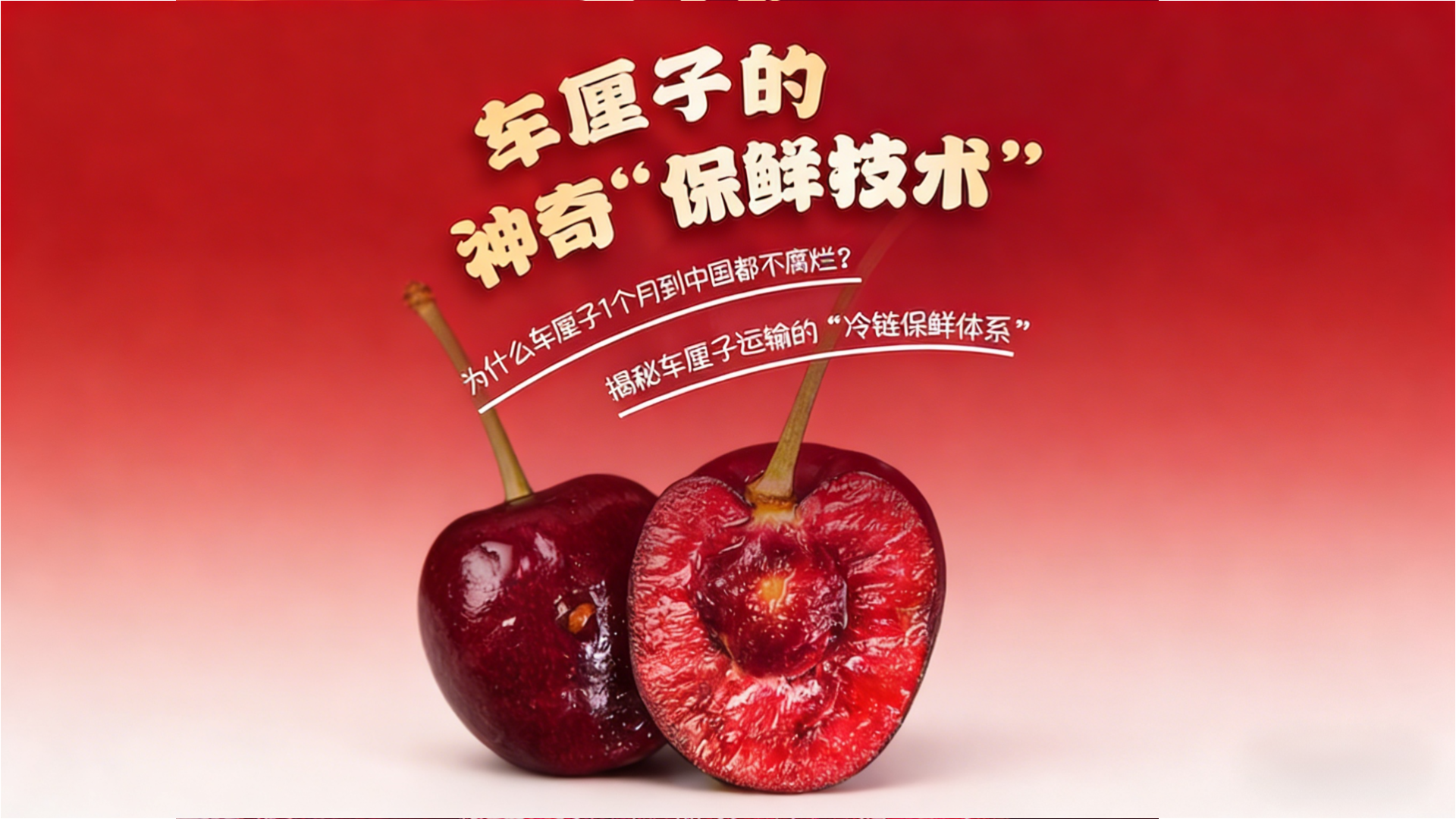 车厘子的神奇“保鲜技术”