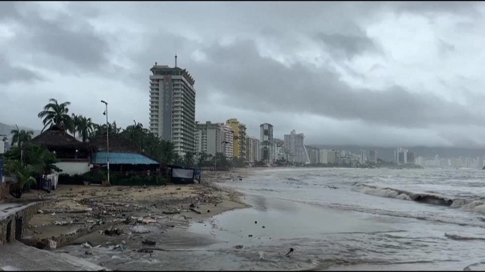 “约翰”降级为热带风暴二次登陆墨西哥 “约翰”降级为热带风暴二次登陆墨西哥