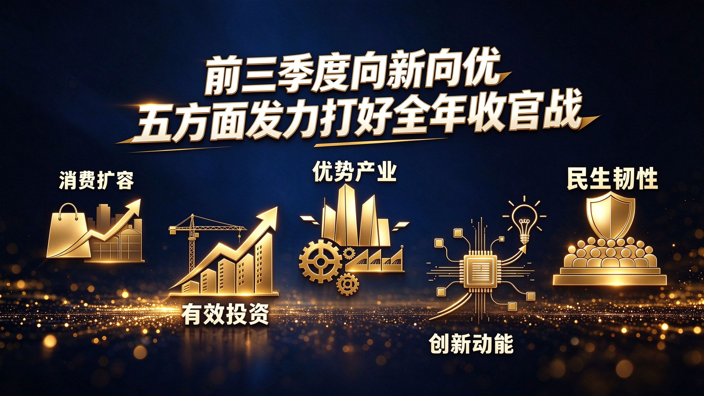 前三季度向新向优 五方面发力打好全年收官战