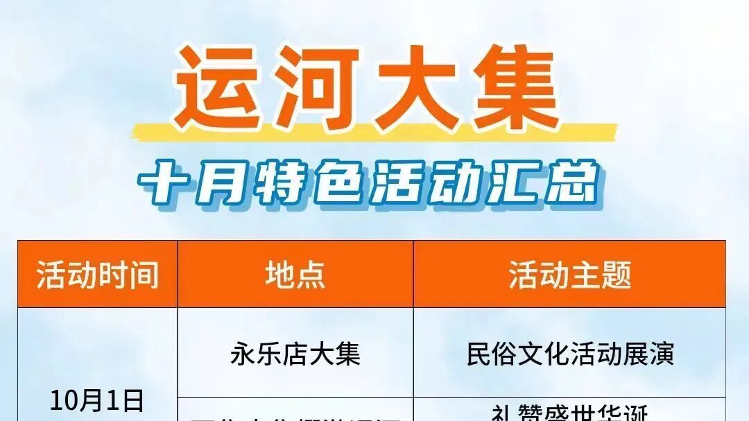 新酒店开业、凤凰传奇歌会开唱！副中心10月活动精彩纷呈