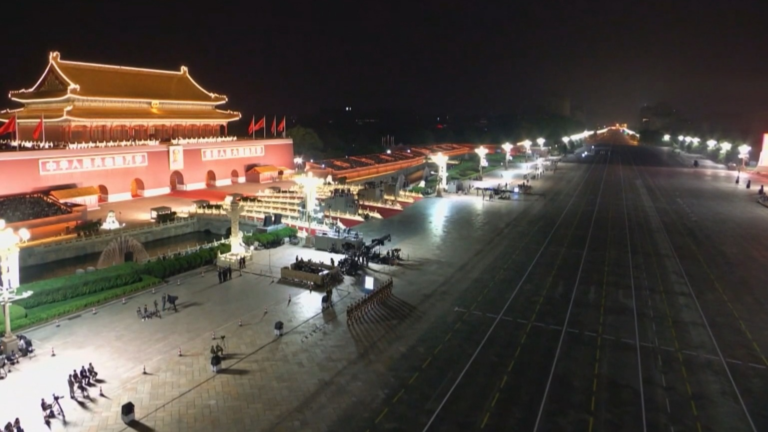 纪念抗战胜利80周年大会第二次综合演练顺利完成