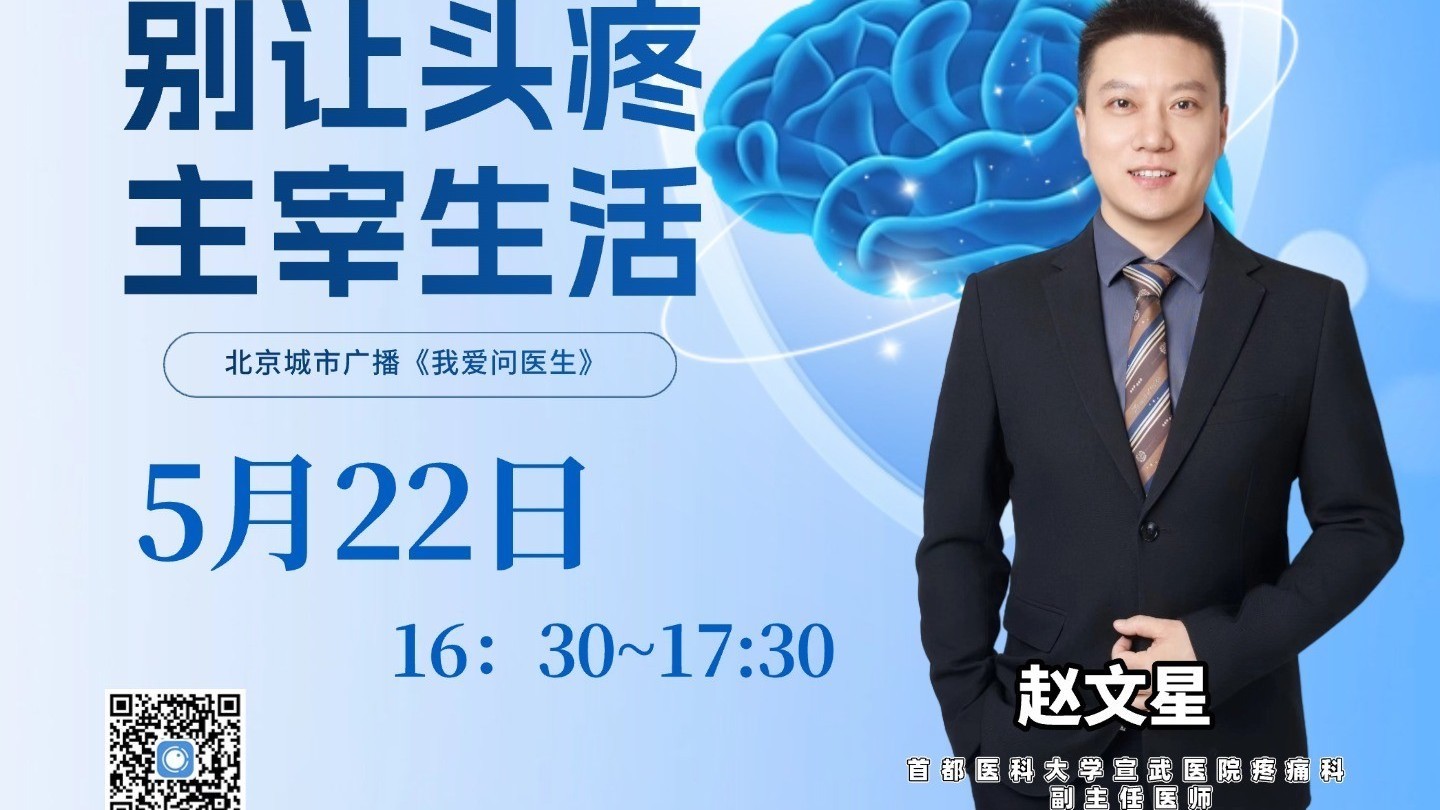 5月22《我爱问医生》：别让头疼主宰生活