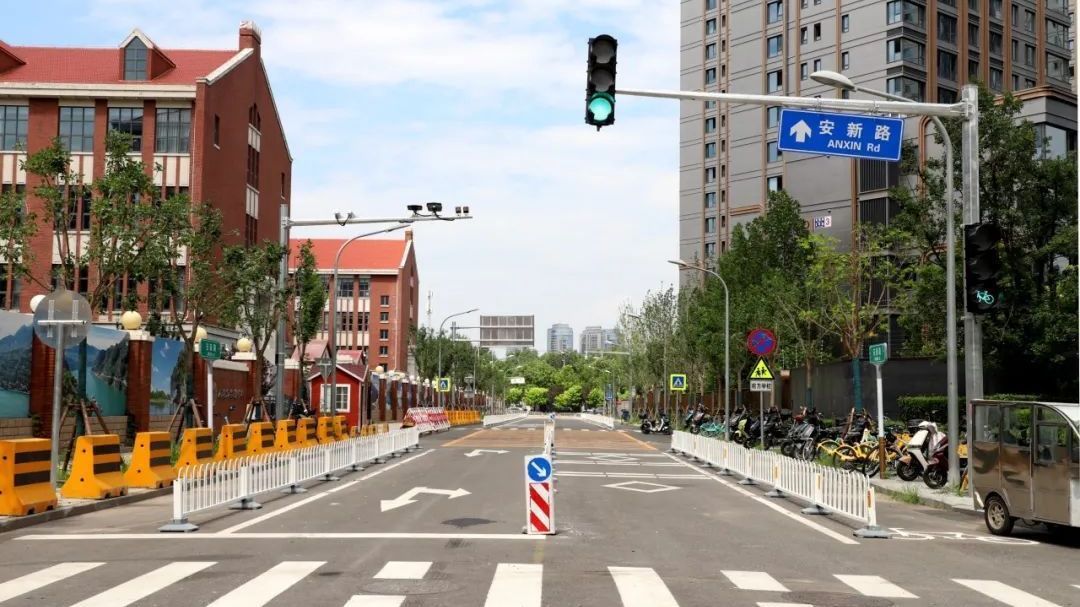 真好！太阳宫这两条道路，终于通了！