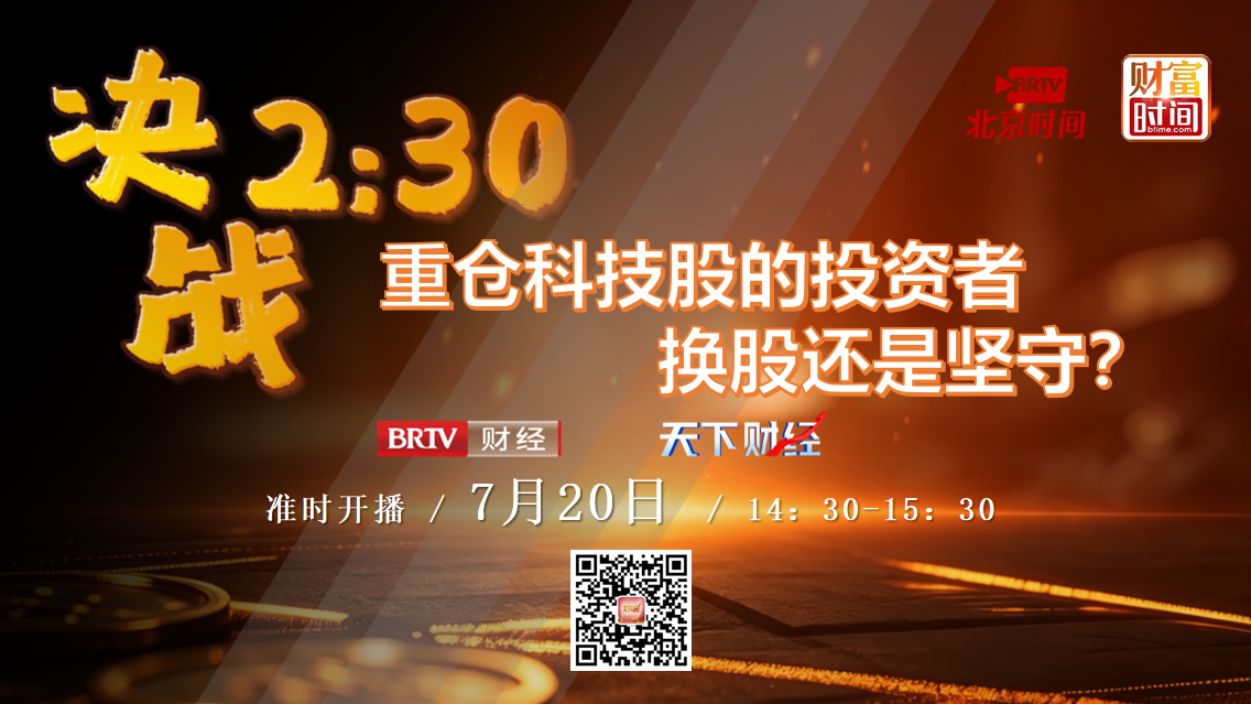 0720决战两点半：重仓科技股的投资者 换股还是坚守？