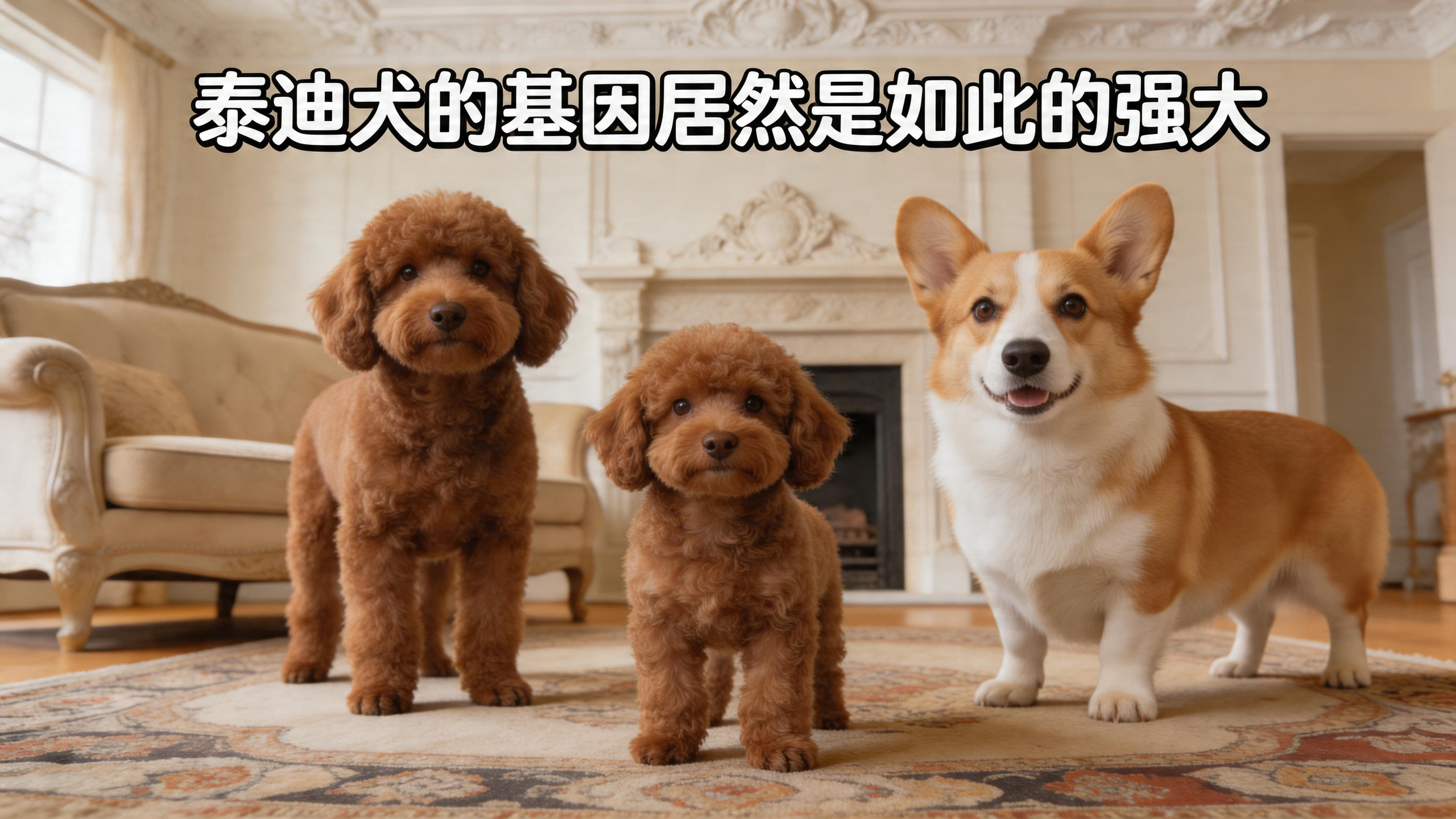 泰迪犬的基因居然是如此的强大 泰迪犬的基因居然是如此的强大