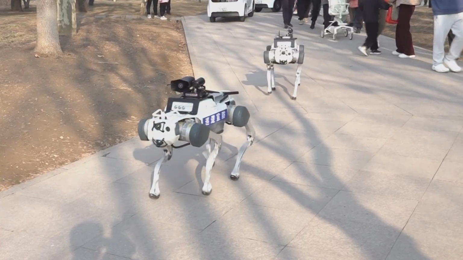 机器犬上岗 北京亦庄打造新一代智慧巡逻体系