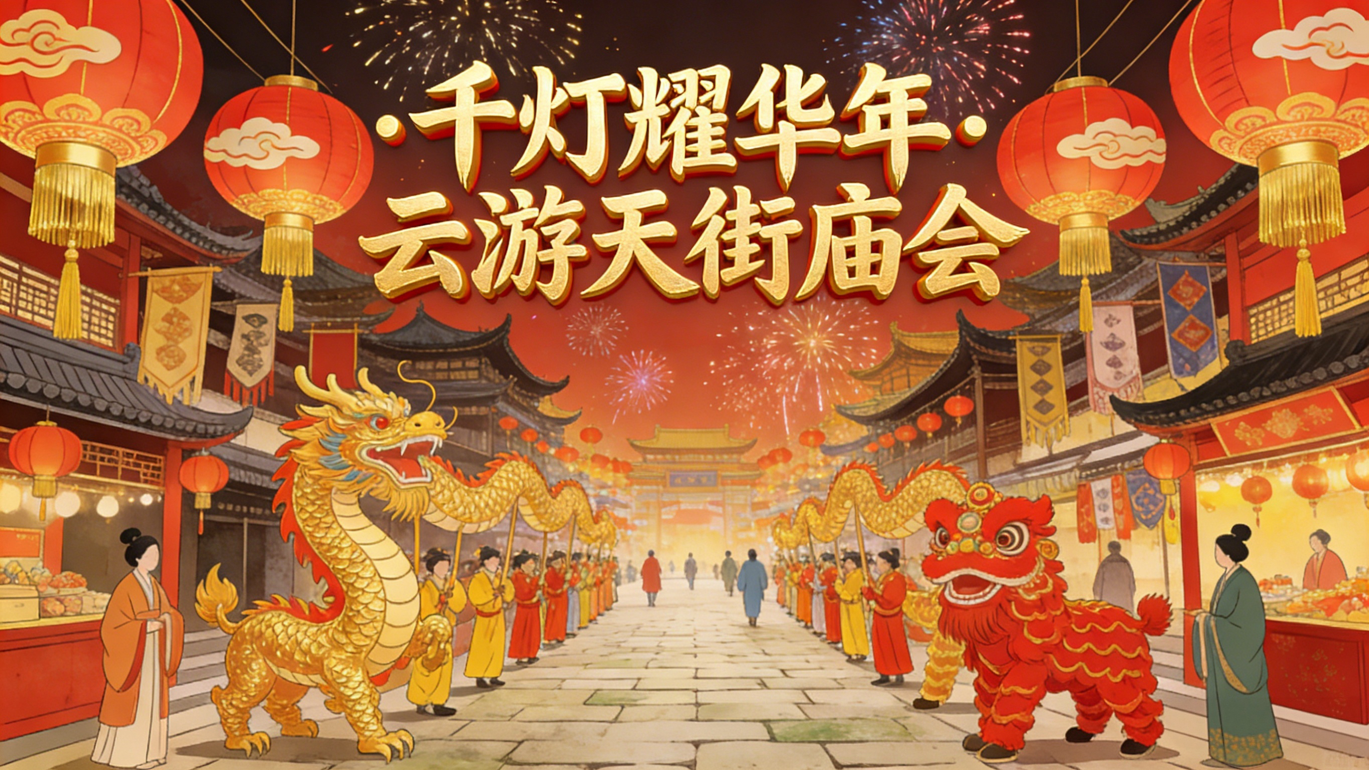 《#我的北京Time#之千灯耀华年》带您云游天街庙会