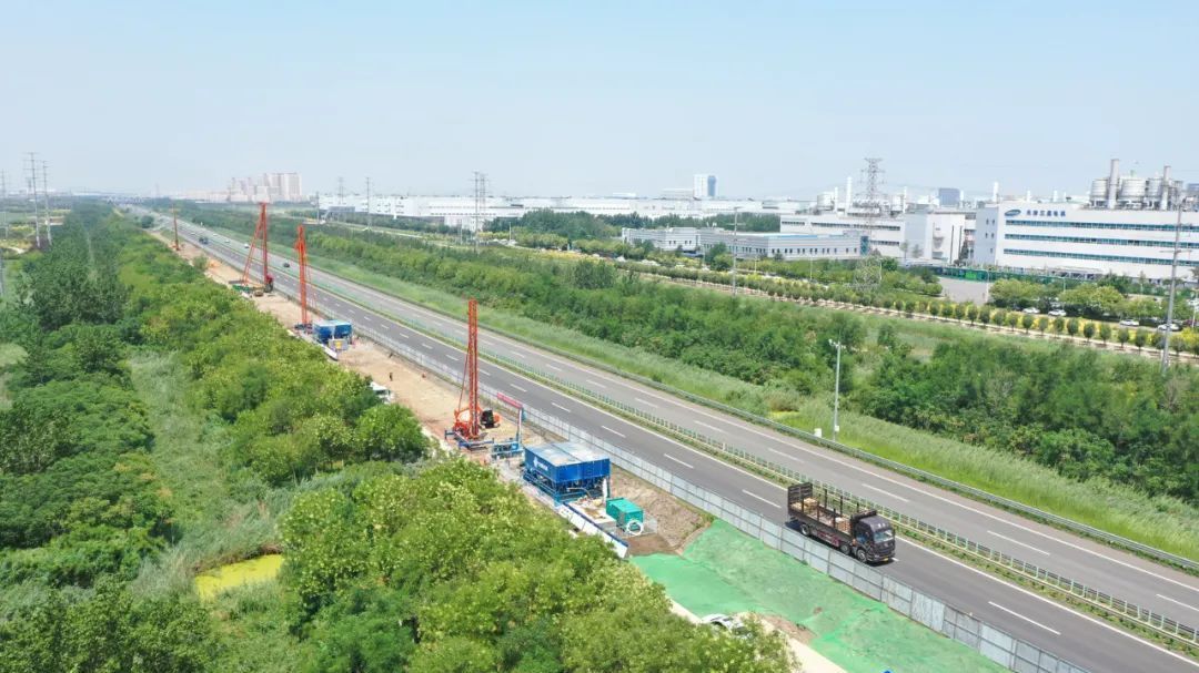 好消息!京津塘高速改扩建工程正式开始实体施工 好消息!京津塘高速改扩建工程正式开始实体施工