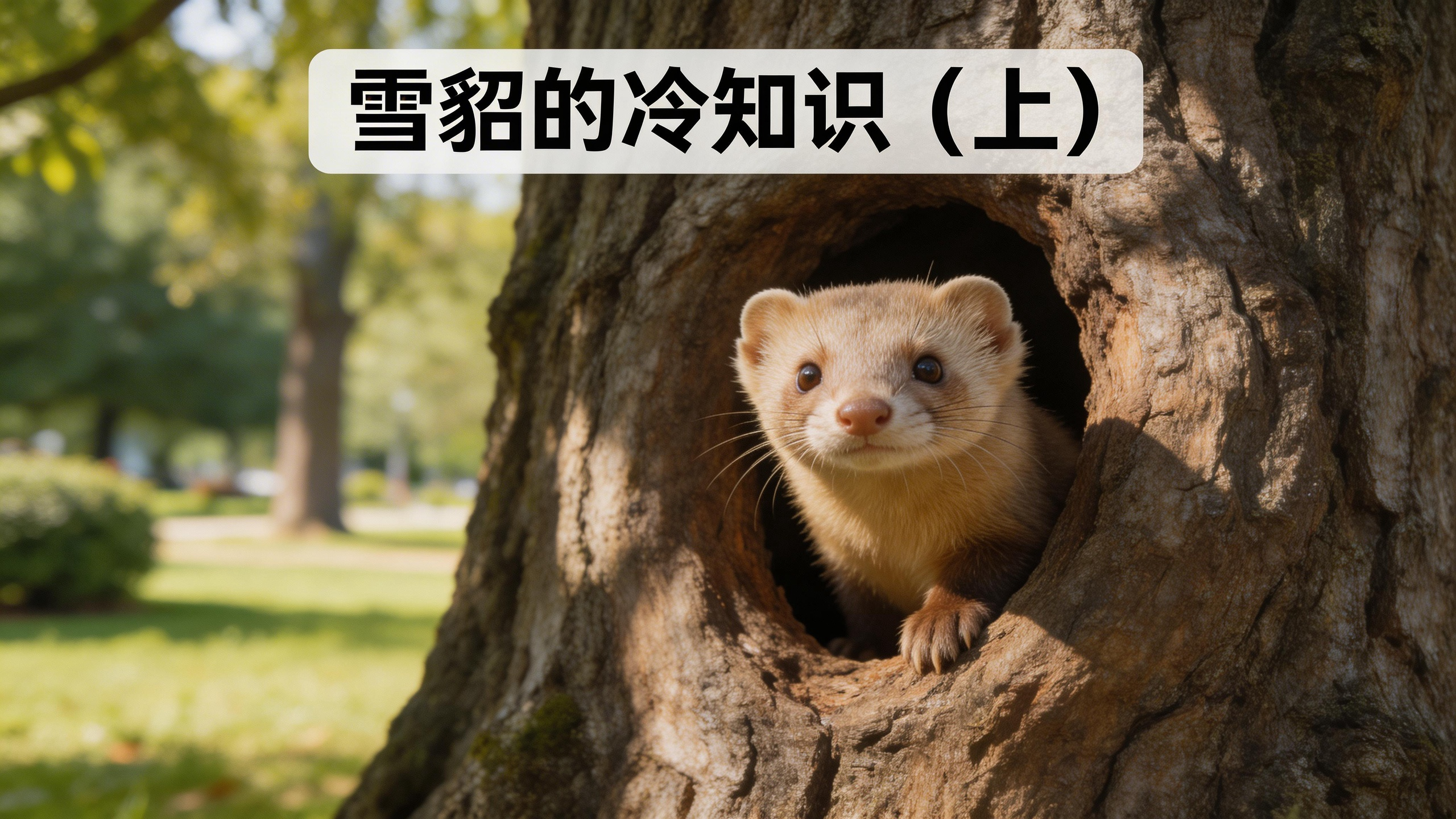 雪貂那些让人意想不到的冷知识（上）