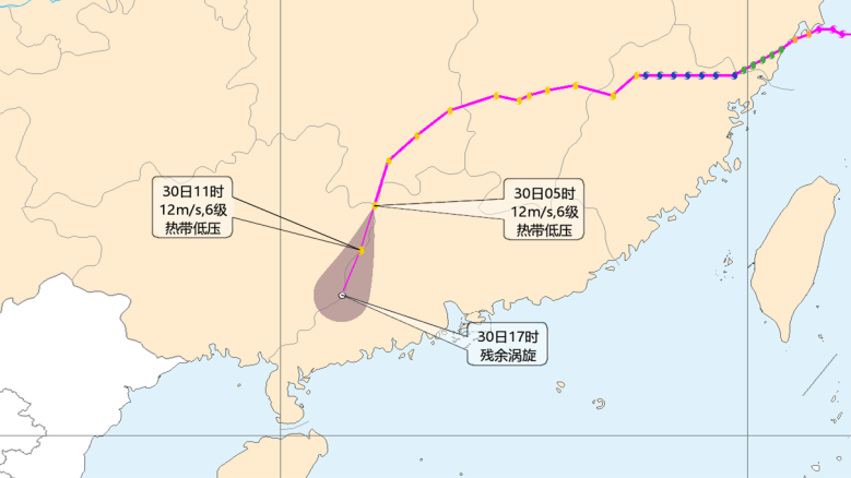 红色预警！“沙德尔”登陆后路径奇特，警惕山洪灾害