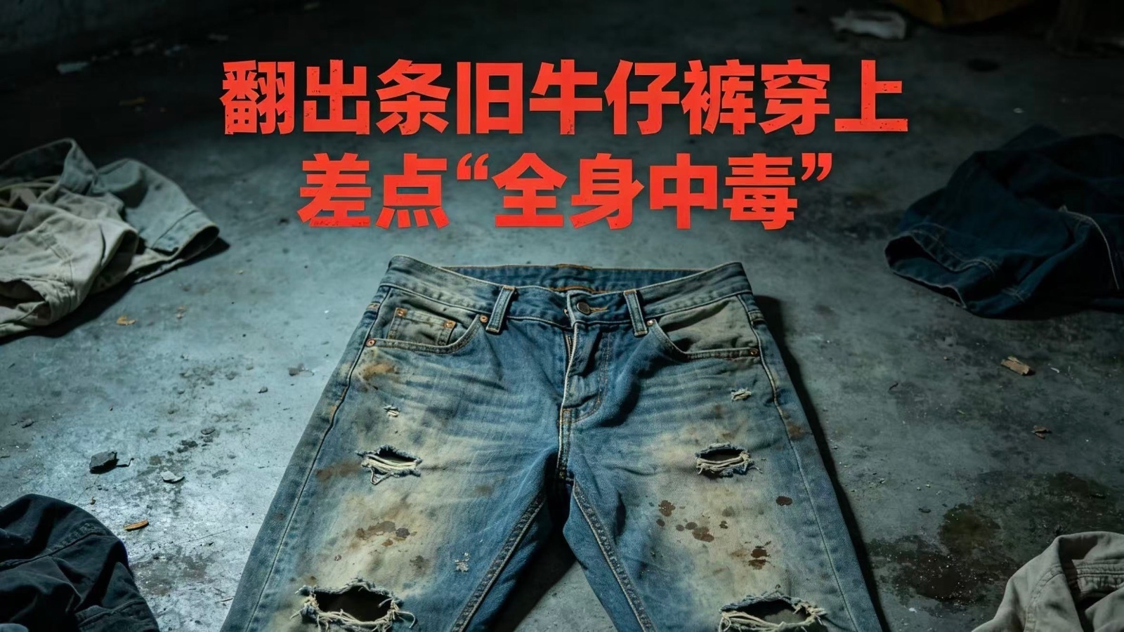 翻出条旧牛仔裤穿上,差点“全身中毒” 翻出条旧牛仔裤穿上,差点“全身中毒”