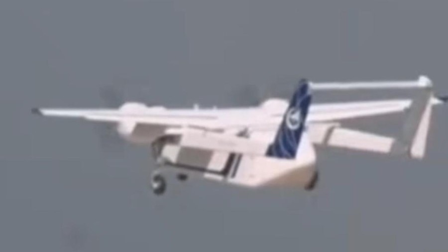 中国自主研发的HH-100航空商用无人运输系统验证机成功首飞 中国自主研发的HH-100航空商用无人运输系统验证机成功首飞