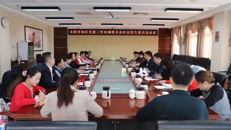 太阳宫地区召开党建工作协调委员会社会民生委员会会议 太阳宫地区召开党建工作协调委员会社会民生委员会会议