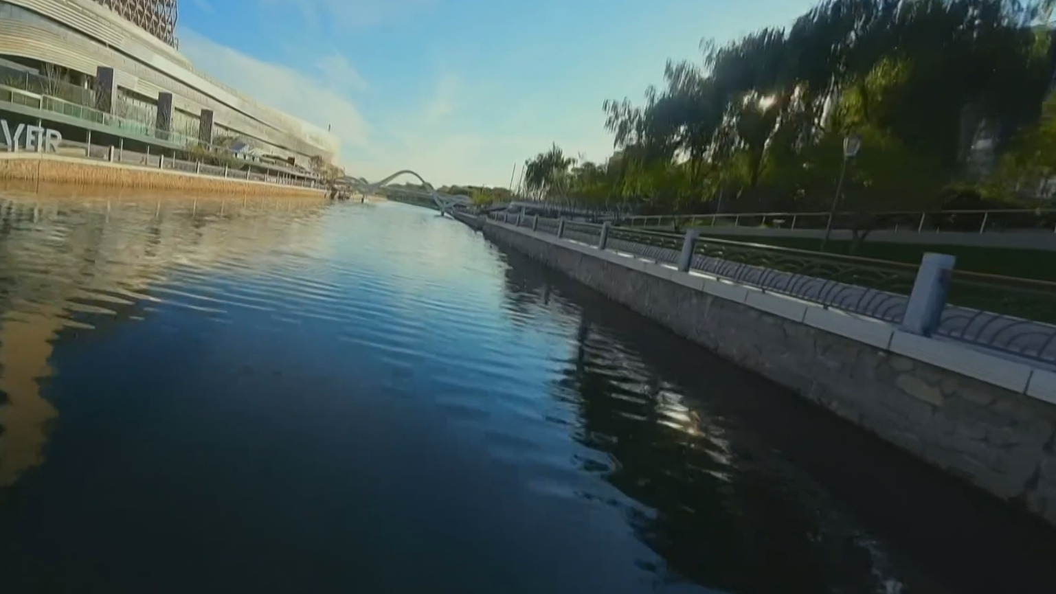 坝河15公里游船航线进入试航阶段