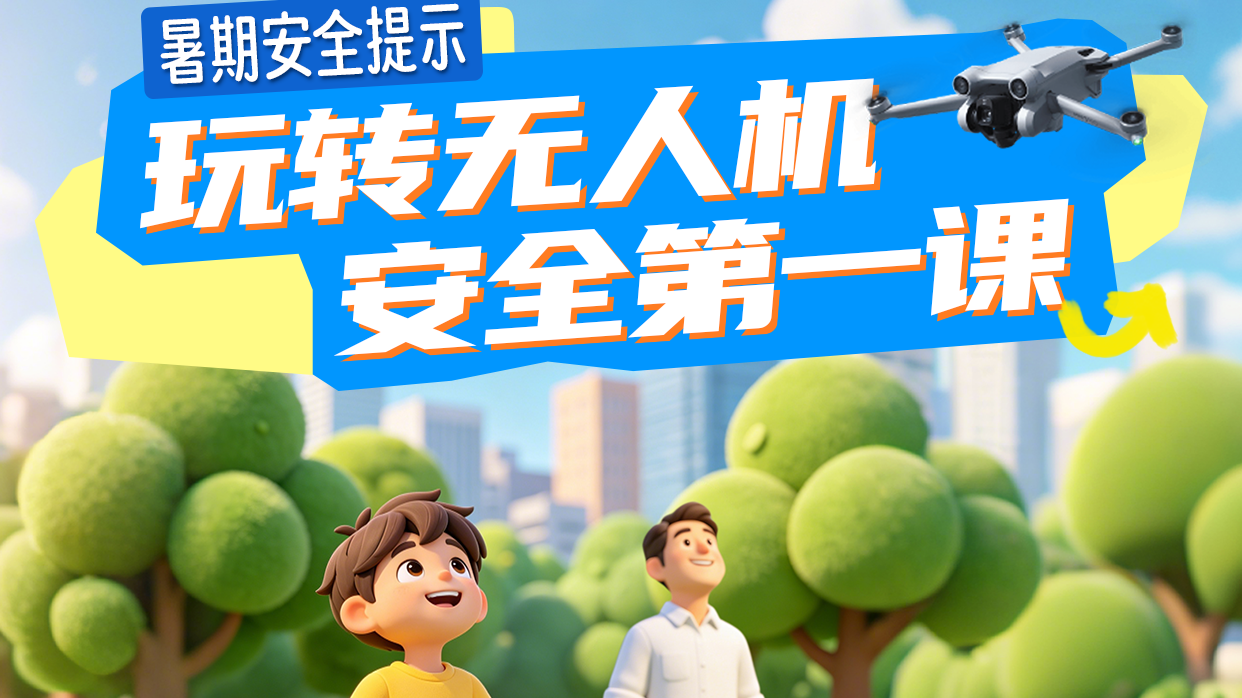 公安部暑期安全提示 | 玩转无人机安全第一课（小学生版）