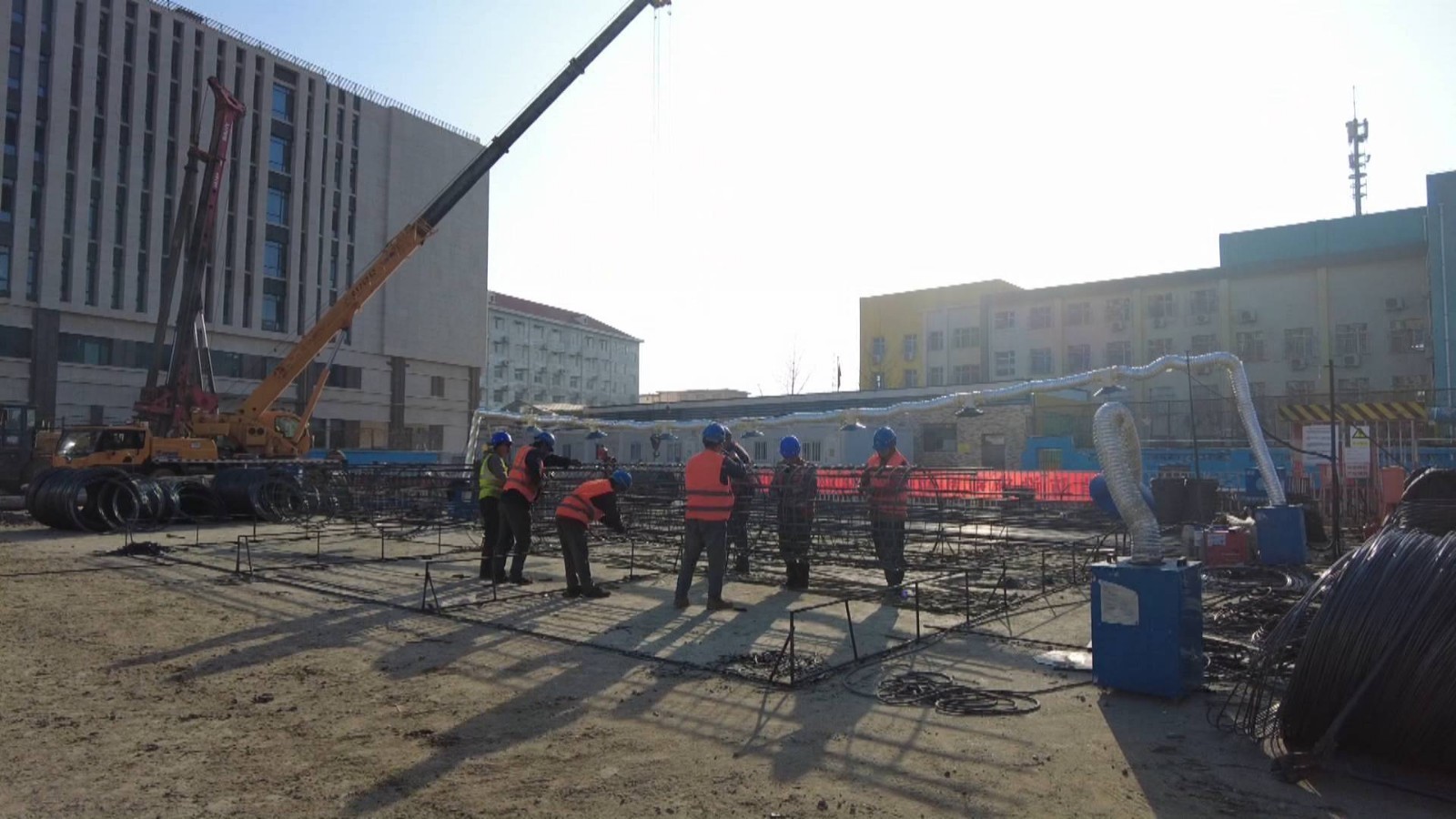 门头沟:育园小学新建工程二期正在抓紧建设 门头沟:育园小学新建工程二期正在抓紧建设